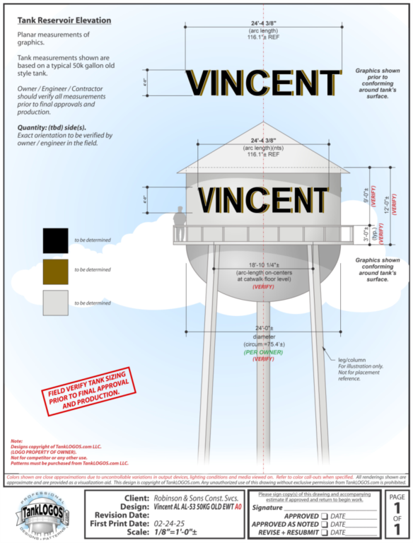 Vincent Alumni Water Tower Project